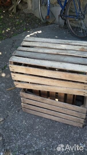 Деревянные ящики для хранения овощей и фруктов