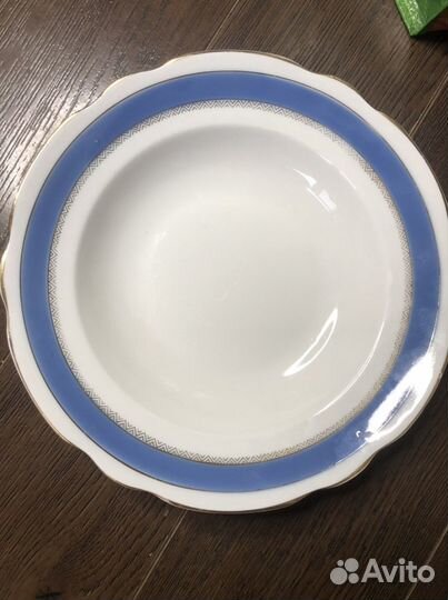 Тарелка блюдо глубокая коростень 25 диагональ