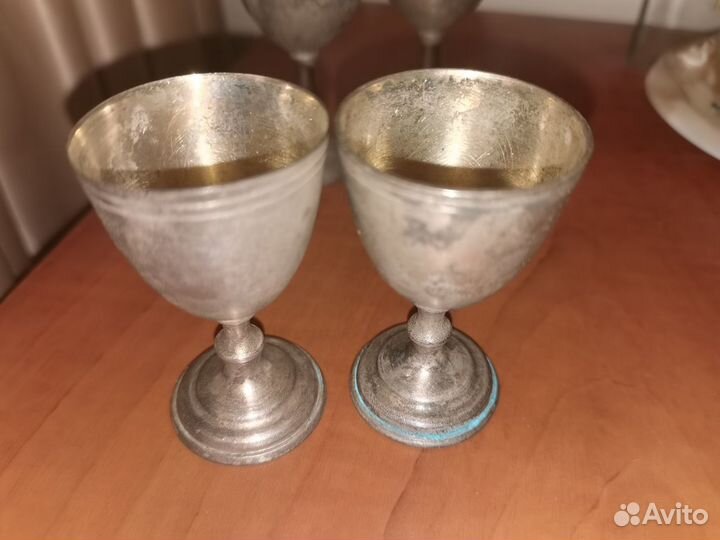 Мельхиоровые рюмки