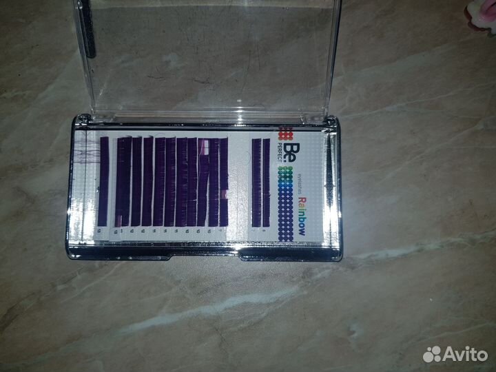 Фиолетовые ресницы для наращивания BePerfect