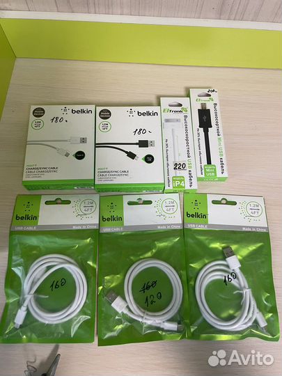 Кабеля для зарядки micro usb, mini, apple