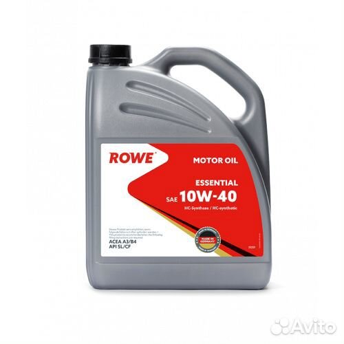 Масло моторное Rowe hightec essential 10W40 (4л)