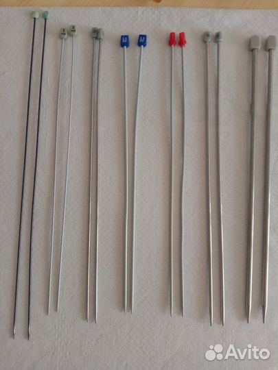 Спицы вязальные разных размеров