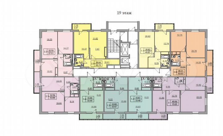 Квартира-студия, 33,5 м², 19/19 эт.