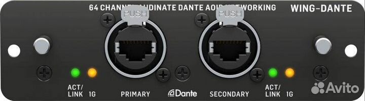 Карта расширения Behringer wing-dante