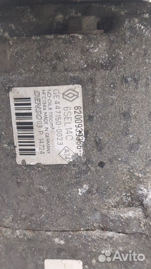 Компрессор кондиционера Renault Megane 3