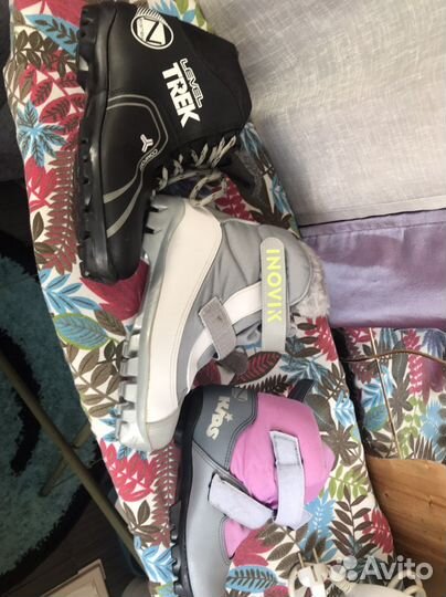 Лыжные ботинки 3 пары