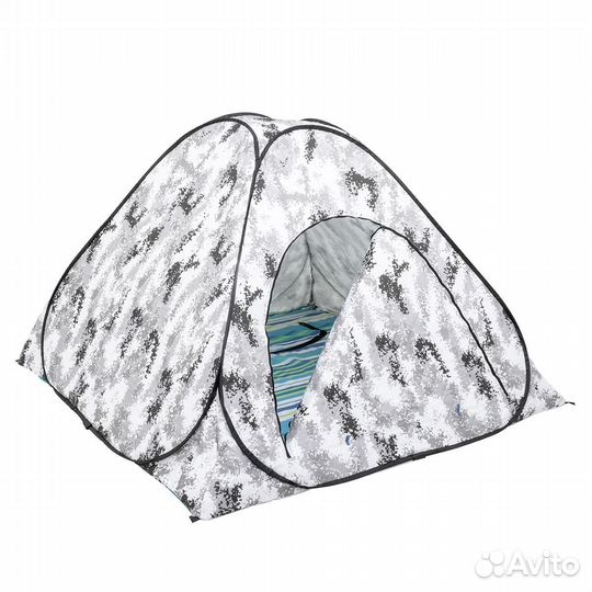 Палатка зимняя автомат утепленная 1,8*1,8 кмф цифр