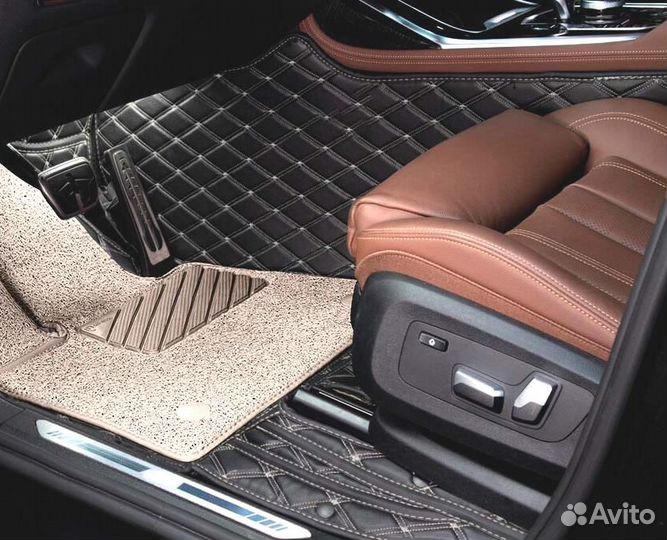 3D Коврики BMW Салон Багажник из Экокожи