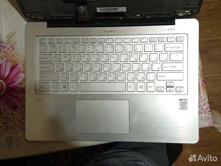 Топкейс с клавиатурой sony svf 14n2h4rs FIT A