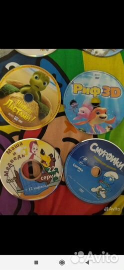 Dvd диски мультфильмы и песенки детские