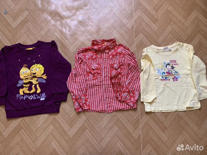 Детская одежда для девочку пакетом 100-116
