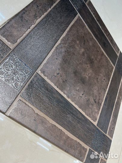 Керамогранит 50x50 Шато 4 коричневый