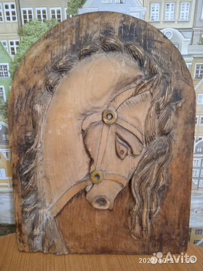 Панно барельеф Конь