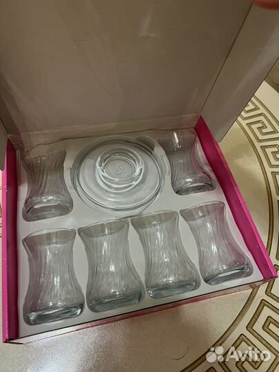 Турецкий чайный набор (сервиз) новый