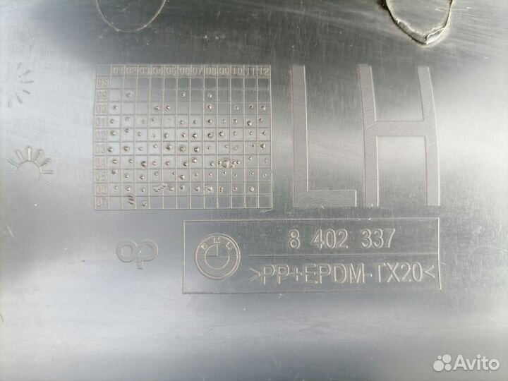 Накладка заднего левого крыла BMW X5 E53 2000-2007