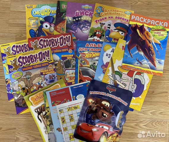 Детские журналы, раскраски