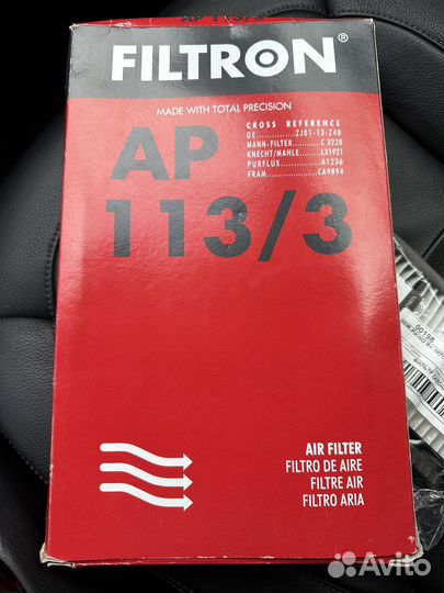 Фильтр воздушный Filtron ap113/3