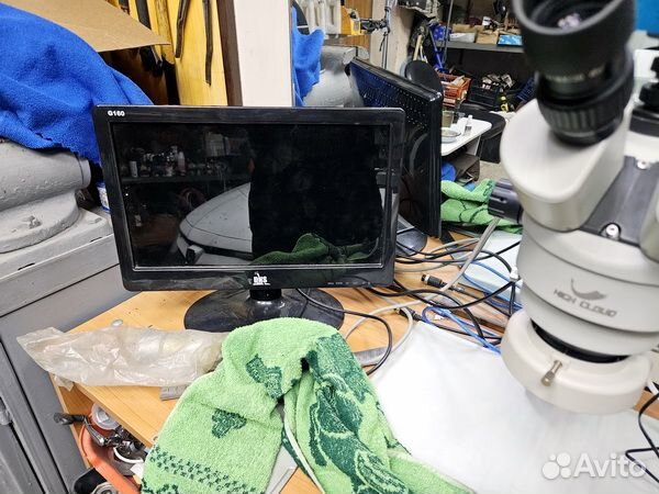 Микроскоп тринокулярный для пайки