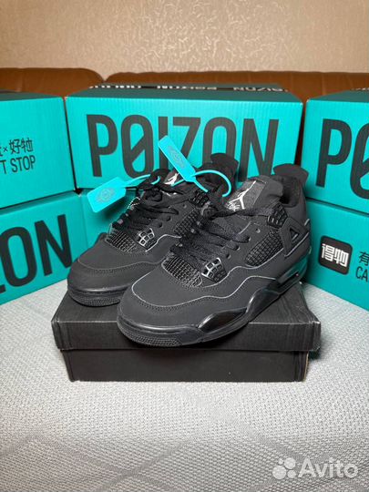 Jordan 4 black cat(Оригинал)