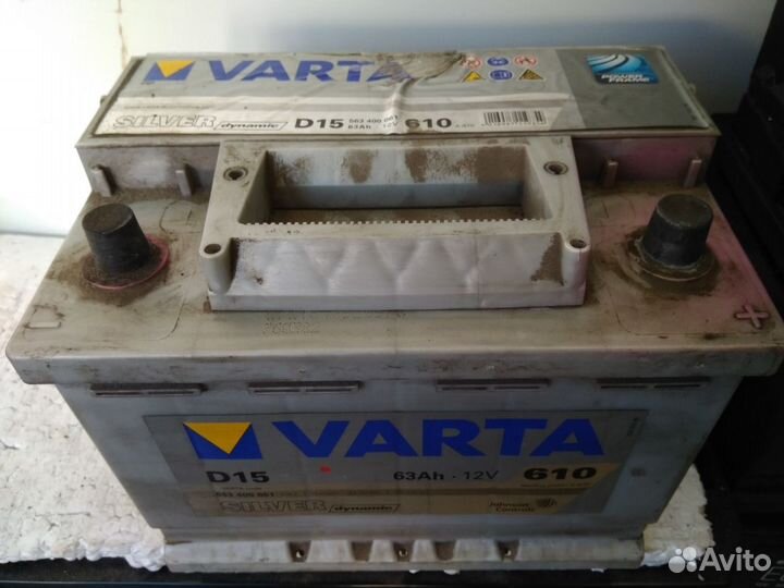 63Ач аккумулятор б/у Varta D15 563400061