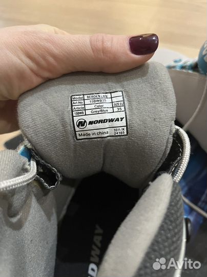 Лыжные ботинки nordway 35