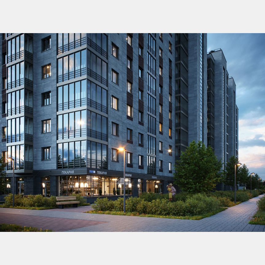 1-к. квартира, 44,1 м², 12/12 эт.