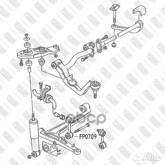 Тяга стабилизатора передняя левая/правая пере