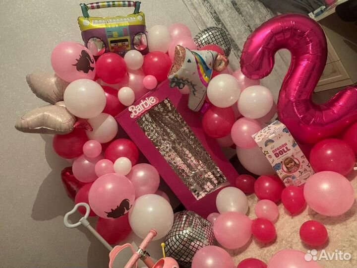 Коробка Barbie для фотосессии