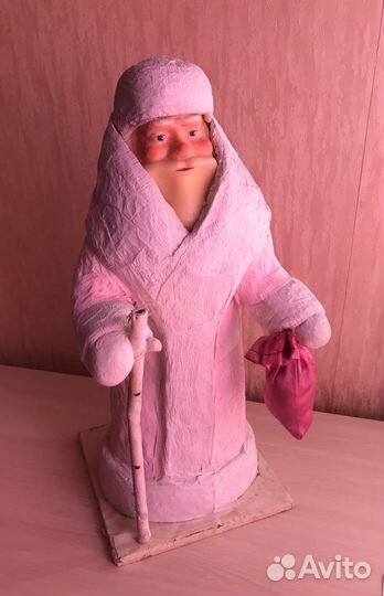 Большой Дедушка Мороз Папье-маше, советских времен