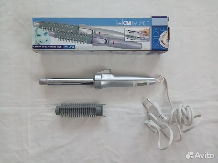 Плойка для волос с насадкой-щеткой