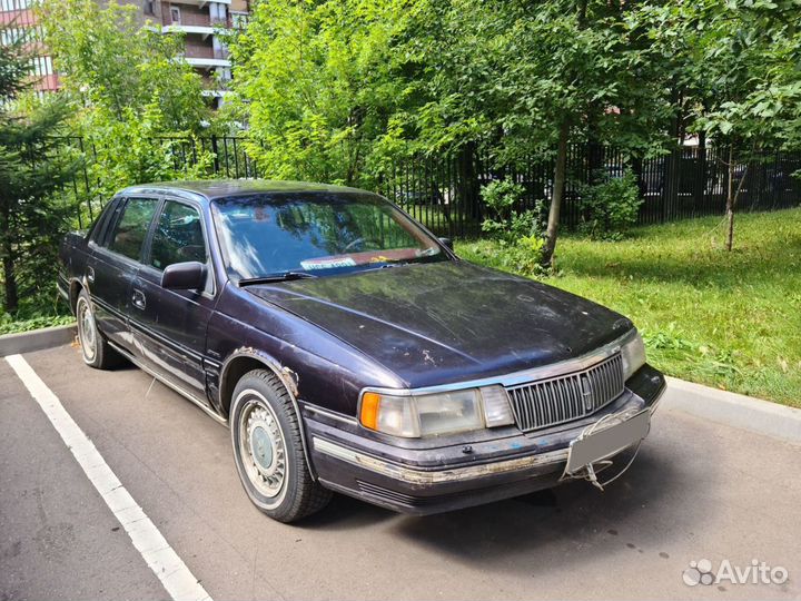 Lincoln Continental 3.8 AT, 1992, 204 000 км