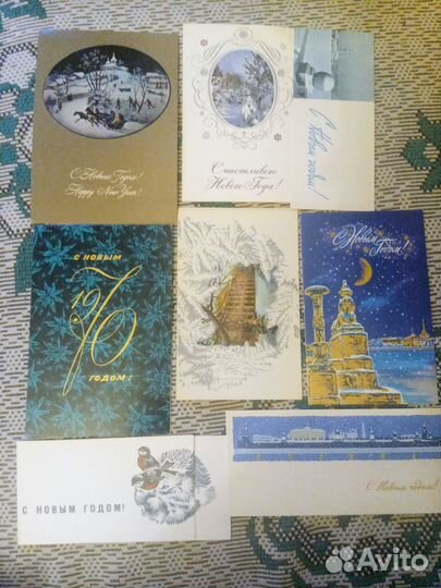 Открытки новогодние СССР