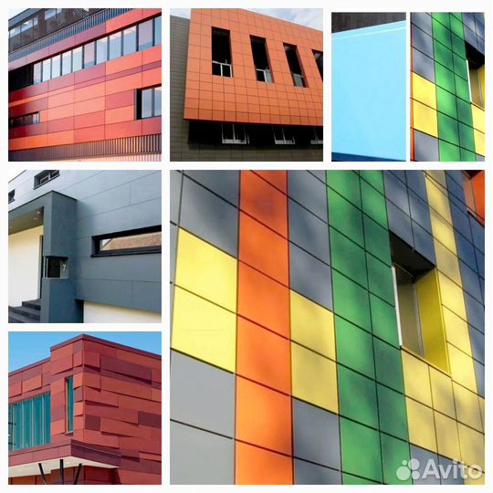 Кассеты фасадные металлические