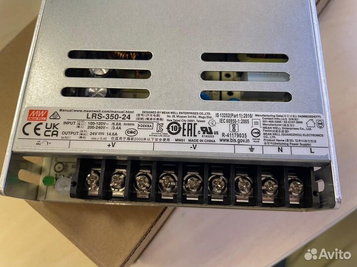 Блок питания LRS-350-24