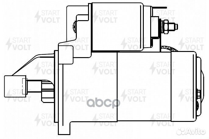 Стартер Great Wall Hover H3 (09) 2.0i/Hover H5