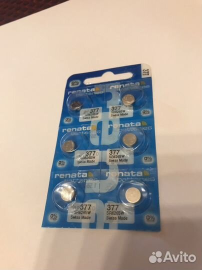 Батарейки для часов renata 377 (SR626SW)