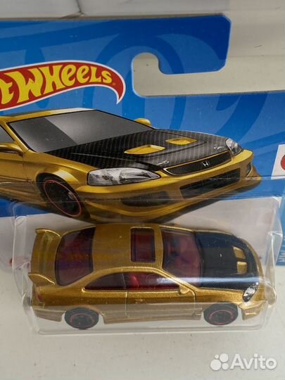 Honda civic Si золотой hot wheels