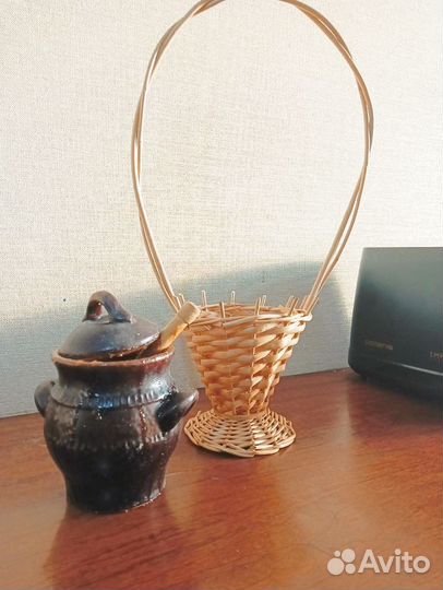 Корзина плетеная большая