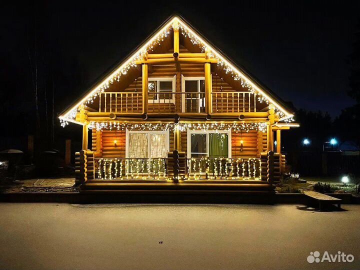 Уличная гирлянда «Бахрома» 5/6/12/25м