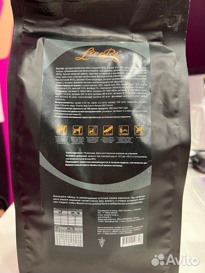 Сухой корм для собак LiveRa