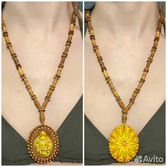 Этнические украшения из глины (бохо)