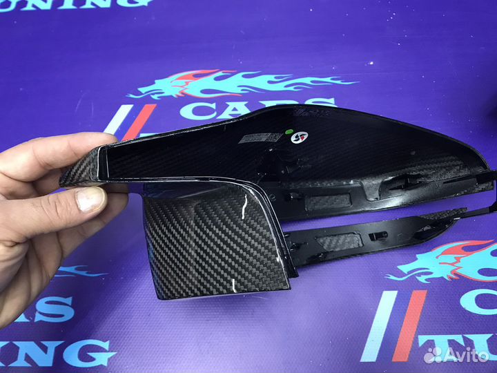 Накладки зеркал BMW M3 M4 G80 G82 сухой карбон