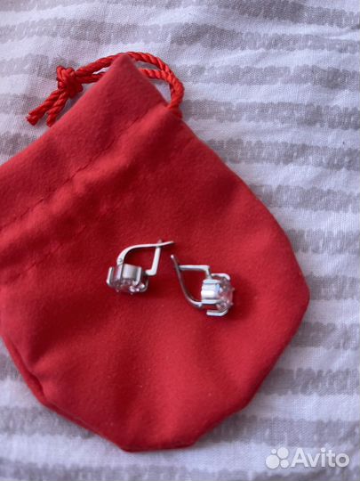 Серьги серебро 925