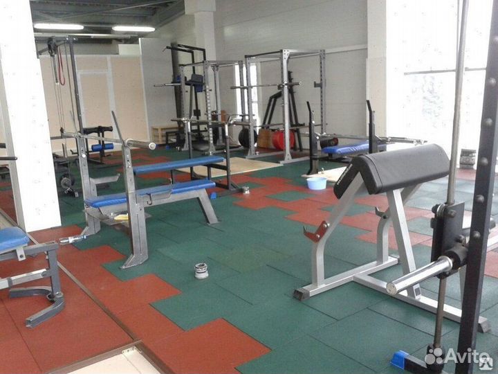 Плитка резиновая / покрытие