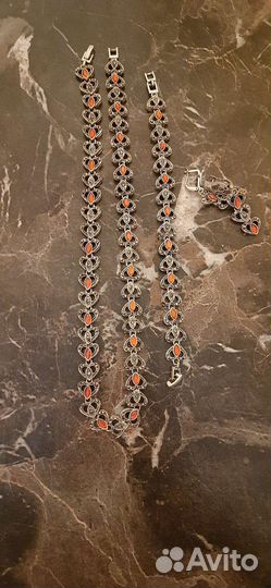 Колье серебро 925