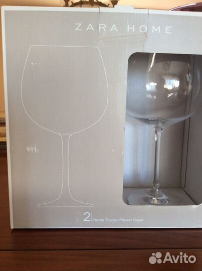 Бокалы для вина большие zara home