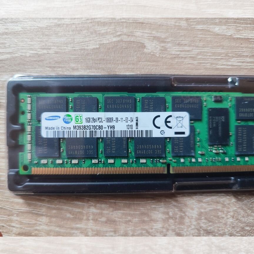 [M393B2G70CB0-YH9] 16 Gb 1333 Mhz Rdimm Samsung, Склад 2 Шт M393b2g70cb0-Yh9