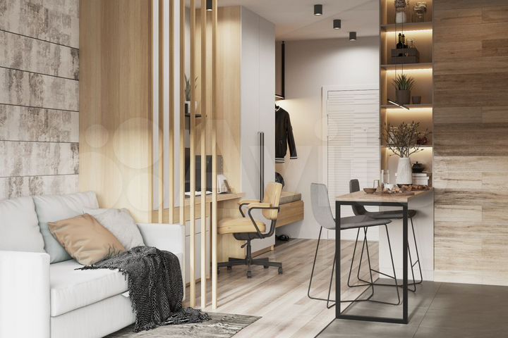 1-к. квартира, 28,5 м², 12/18 эт.