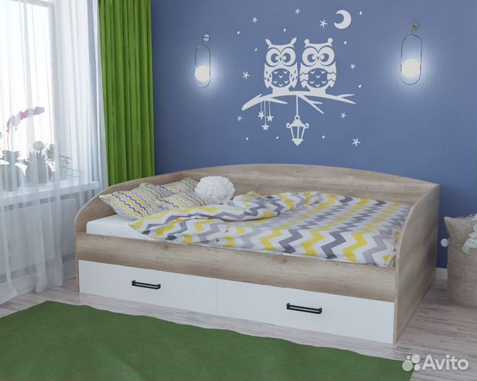 Детская кровать 190*90 Твой стиль - 200*90 \ 200*1